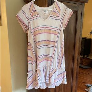 HOLDING HORSES Multicolor Striped Dress